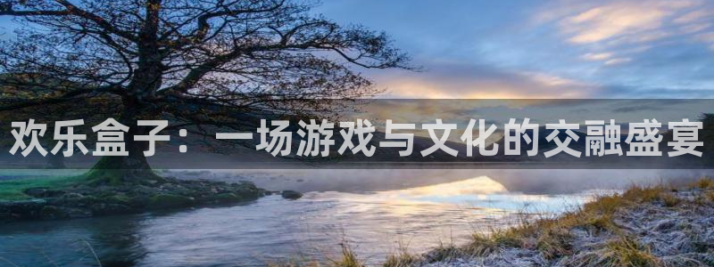 欧博娱乐平台负责人：欢乐盒子：一场游戏与文化的交融盛宴