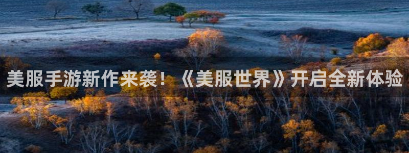 欧博娱乐网址注册：美服手游新作来袭！《美服世界》开启全新体验